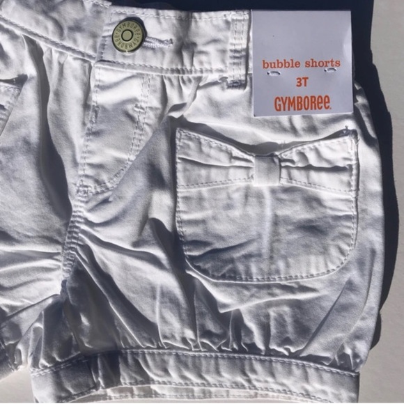 White Bubble Shorts - Picture 2 of 6